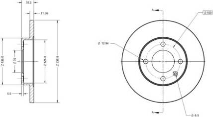 Remy RAD1145C - Discofreno autozon.pro