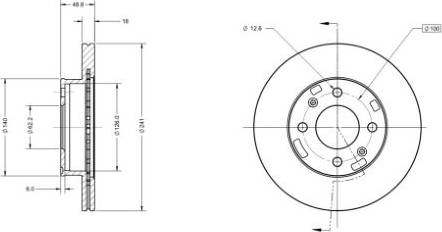 Remy RAD1141C - Discofreno autozon.pro