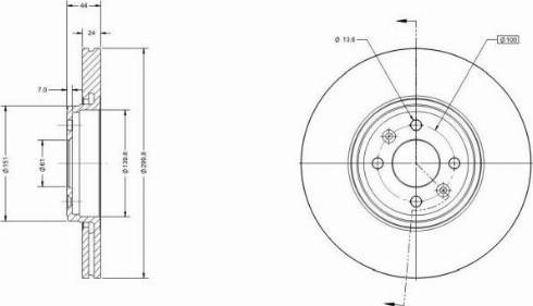 Remy RAD1148C - Discofreno autozon.pro