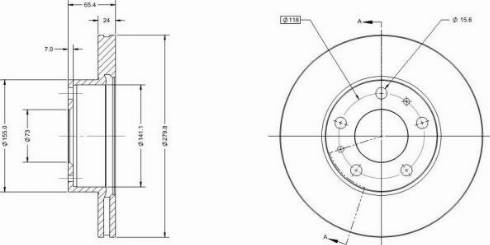 Remy RAD1154C - Discofreno autozon.pro