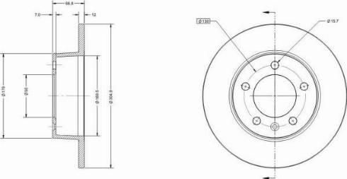 Remy RAD1155C - Discofreno autozon.pro