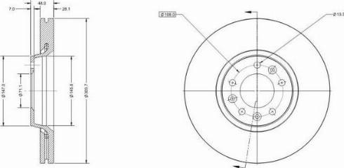 Remy RAD1153C - Discofreno autozon.pro