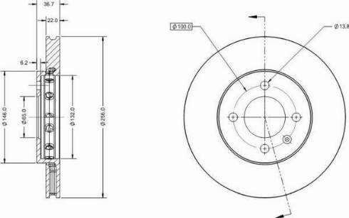 Remy RAD1164C - Discofreno autozon.pro