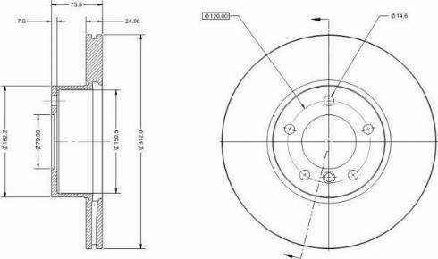 Remy RAD1161C - Discofreno autozon.pro