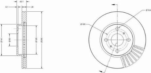 Remy RAD1106C - Discofreno autozon.pro