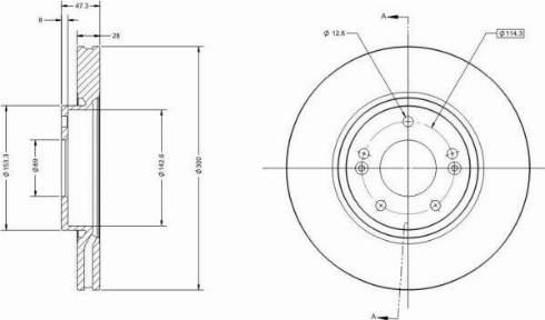 Remy RAD1101C - Discofreno autozon.pro