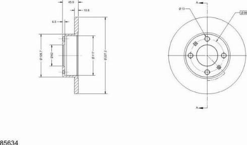 Remy RAD1114C - Discofreno autozon.pro