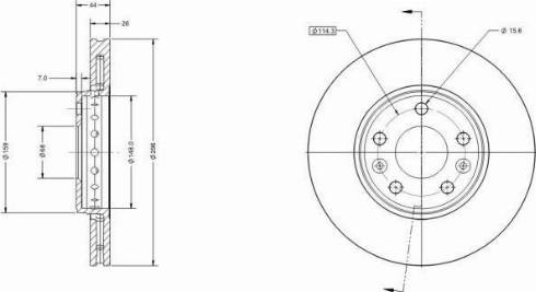 Remy RAD1184C - Discofreno autozon.pro