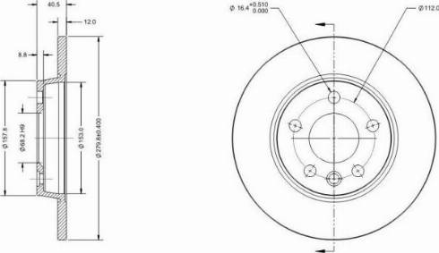 Remy RAD1186C - Discofreno autozon.pro