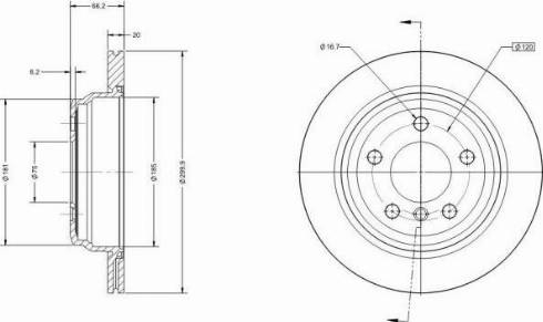 Remy RAD1181C - Discofreno autozon.pro