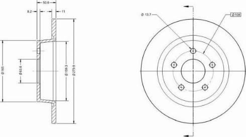 Remy RAD1134C - Discofreno autozon.pro