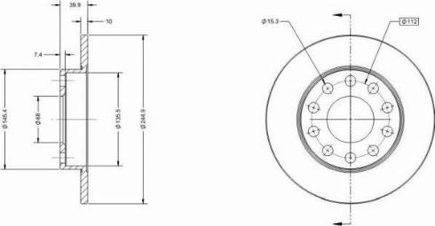 Remy RAD1130C - Discofreno autozon.pro