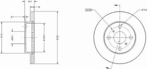 Remy RAD1124C - Discofreno autozon.pro