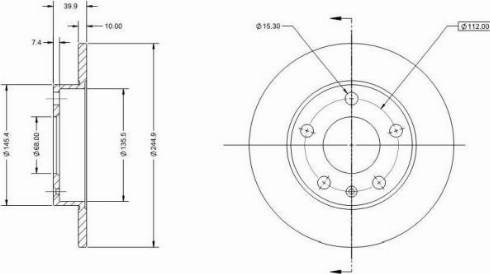 Remy RAD1128C - Discofreno autozon.pro