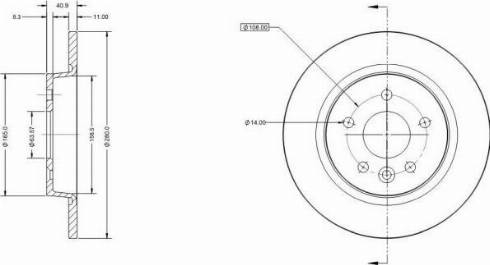 Remy RAD1122C - Discofreno autozon.pro