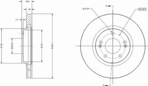 Remy RAD1869C - Discofreno autozon.pro