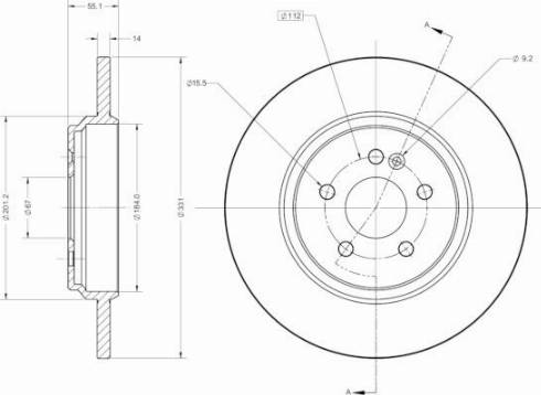 Remy RAD1807C - Discofreno autozon.pro