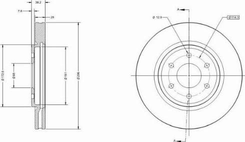 Remy RAD1814C - Discofreno autozon.pro