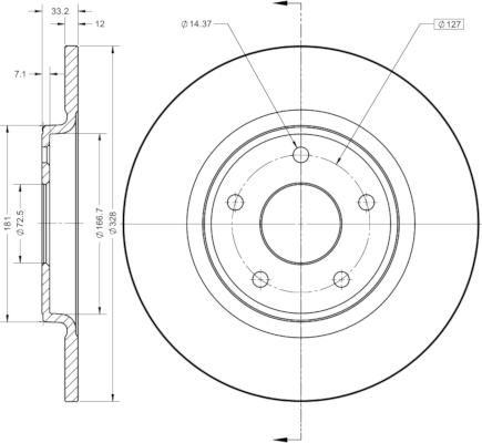 Remy RAD1837C - Discofreno autozon.pro