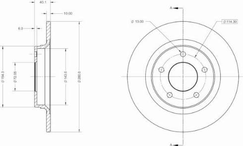 Remy RAD1399C - Discofreno autozon.pro