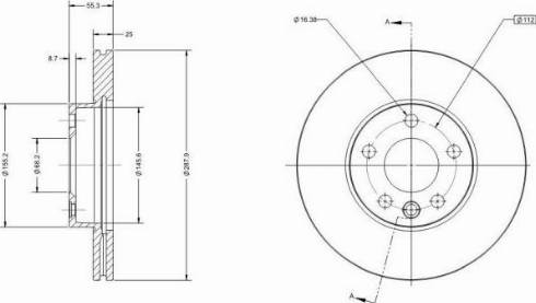 Remy RAD1396C - Discofreno autozon.pro