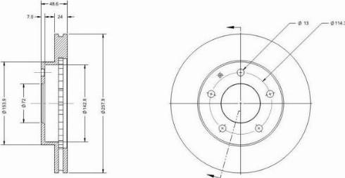 Remy RAD1393C - Discofreno autozon.pro