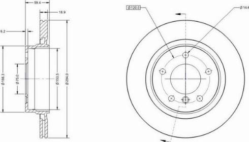 Remy RAD1341C - Discofreno autozon.pro