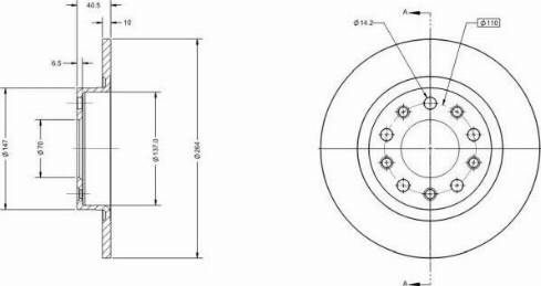 Remy RAD1348C - Discofreno autozon.pro