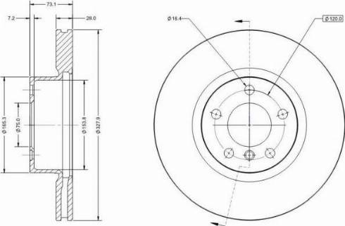 Remy RAD1347C - Discofreno autozon.pro