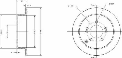 Remy RAD1355C - Discofreno autozon.pro