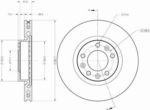 Remy RAD1350C - Discofreno autozon.pro