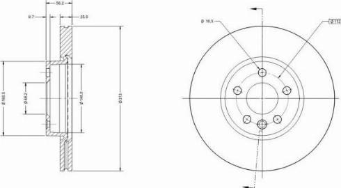 Remy RAD1353C - Discofreno autozon.pro