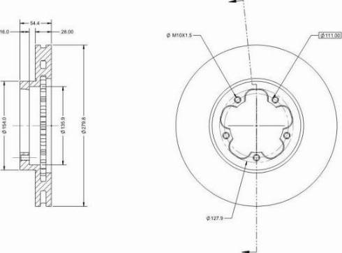 HELLA 54518 - Discofreno autozon.pro