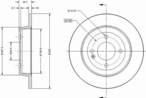 Remy RAD1309C - Discofreno autozon.pro