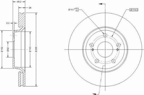 Remy RAD1307C - Discofreno autozon.pro