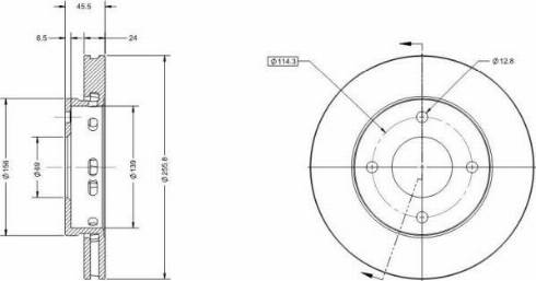 Remy RAD1312C - Discofreno autozon.pro