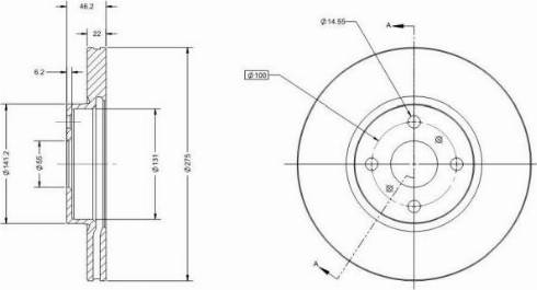 Remy RAD1317C - Discofreno autozon.pro