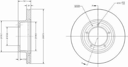 Remy RAD1384C - Discofreno autozon.pro