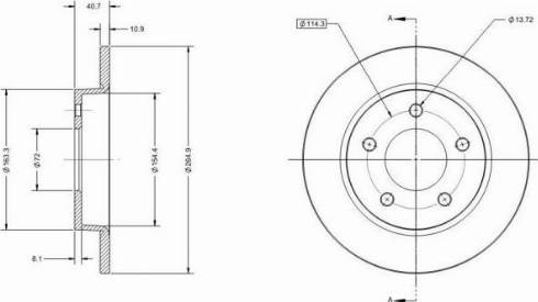 Remy RAD1385C - Discofreno autozon.pro