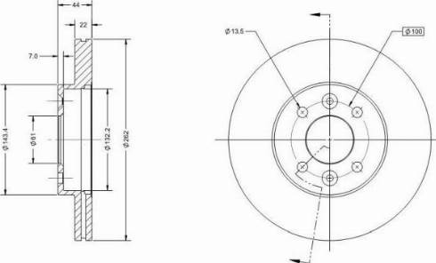 Remy RAD1383C - Discofreno autozon.pro