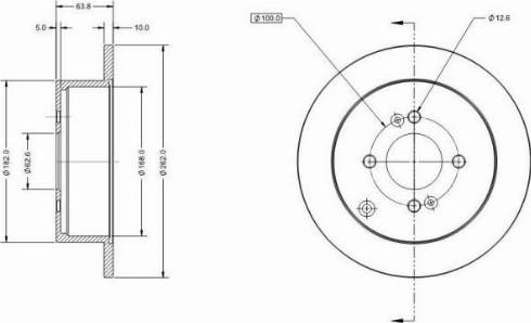 Remy RAD1334C - Discofreno autozon.pro