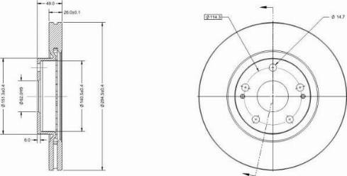 Remy RAD1338C - Discofreno autozon.pro