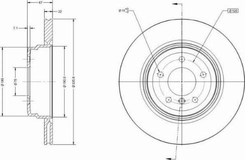 Remy RAD1328C - Discofreno autozon.pro