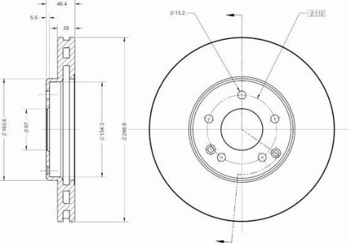 Remy RAD1327C - Discofreno autozon.pro