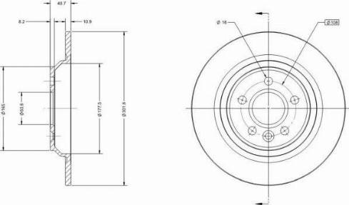 Remy RAD1374C - Discofreno autozon.pro