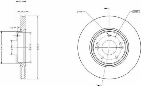 Remy RAD1372C - Discofreno autozon.pro