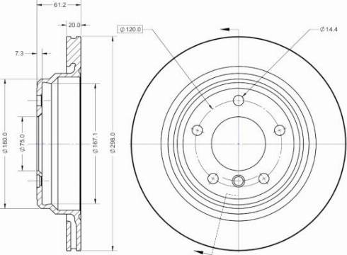 Remy RAD1295C - Discofreno autozon.pro