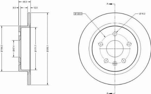 Remy RAD1244C - Discofreno autozon.pro