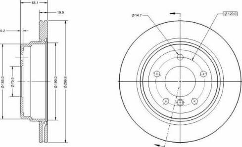 Remy RAD1246C - Discofreno autozon.pro