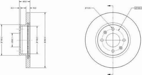 Remy RAD1256C - Discofreno autozon.pro